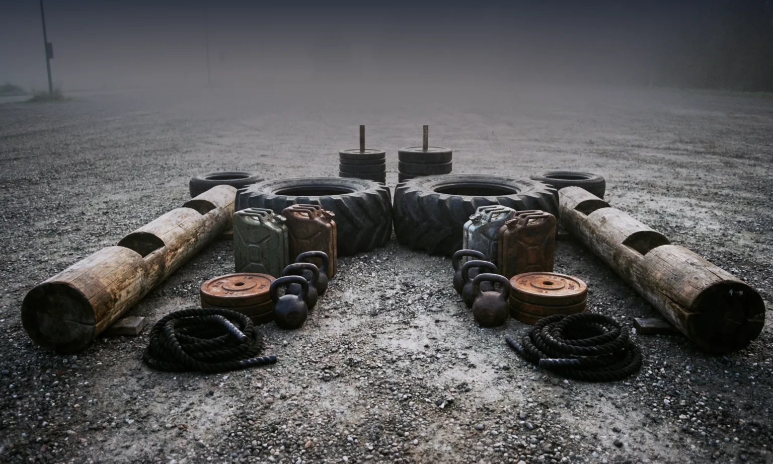 Was passiert, wenn man Boxer und Boxerinnen, Thaiboxer, Wettkämpfer, MMA-Kämpfer, BJJ und Taekwondo-Kämpfer mitten im Nirgendwo absetzt, ihnen einen Haufen Eisen in die Hand drückt und sagt: „Bringt das nach Hause – und zwar zusammen"?