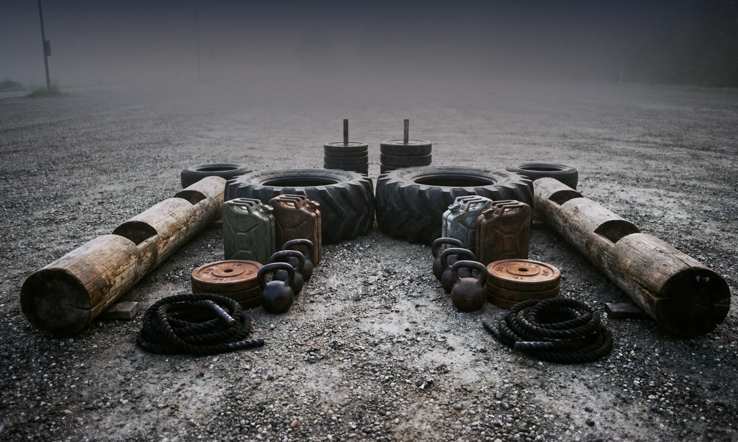 Was passiert, wenn man Boxer und Boxerinnen, Thaiboxer, Wettkämpfer, MMA-Kämpfer, BJJ und Taekwondo-Kämpfer mitten im Nirgendwo absetzt, ihnen einen Haufen Eisen in die Hand drückt und sagt: „Bringt das nach Hause – und zwar zusammen"?